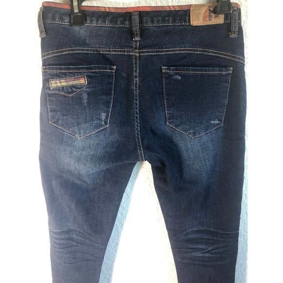 Korean Jeans Sz. 26 Small Stretch‎ Denim. Unique. - Picture 9 of 12